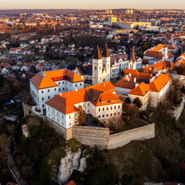 Veszprém drón tájkép